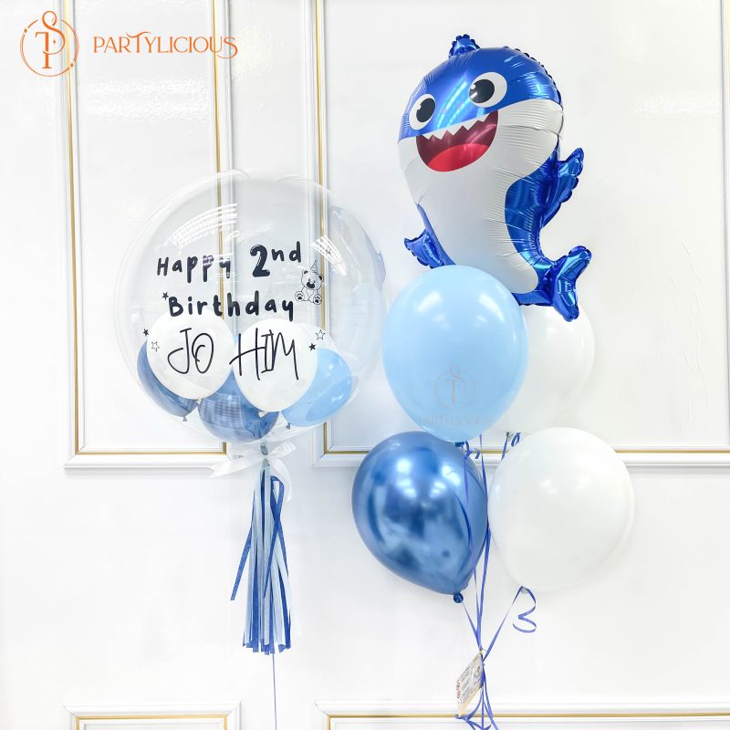 Baby Shark Bubble Balloon Bunch