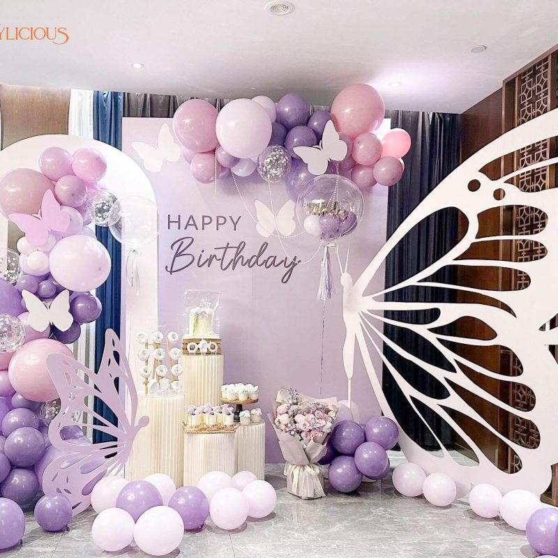 Butterfly Themed Birthday Decoration Package