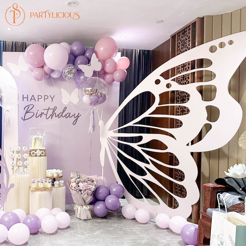 Butterfly Themed Birthday Decoration Package