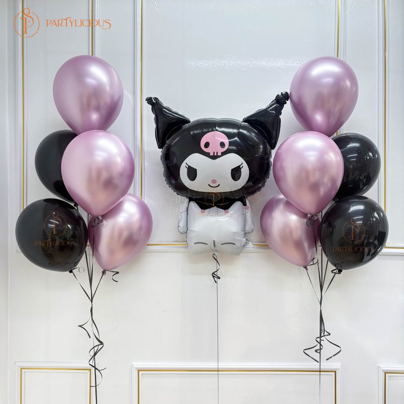 Deluxe Kuromi Latex Balloon Bunch